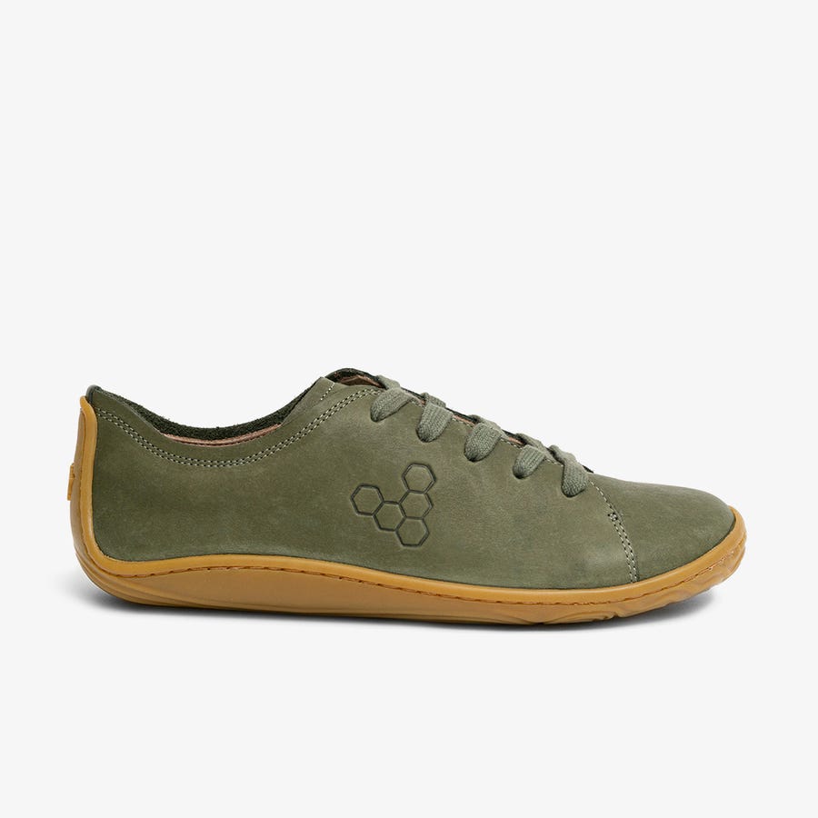 Green Men\'s Vivobarefoot Addis Casual Shoes | Philippines 0086ILHS